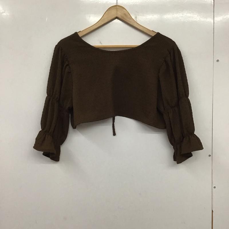 アルシーヴ archives カーディガン 長袖 M 無地 茶 / ブラウン /  レディース USED 古着 中古 10138162