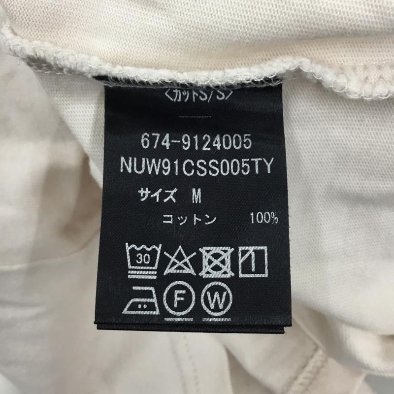 ナノユニバース nano・universe Tシャツ 半袖 Vネック M 無地 桃 / ピンク /  メンズ USED 古着 中古 10109706