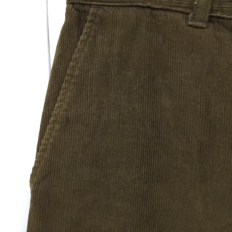 ポートバイアーク PORT BY ARK パンツ ワークパンツ、ペインターパンツ コーデュロイパンツ ワイドパンツ ストレートパンツ カジュアルパンツ 1 無地 茶 / ブラウン /  メンズ USED 古着 中古 10120784