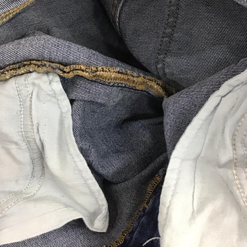 ザラ ZARA パンツ デニム、ジーンズ ストレッチ 無地 青 / ブルー /  レディース USED 古着 中古 10108077