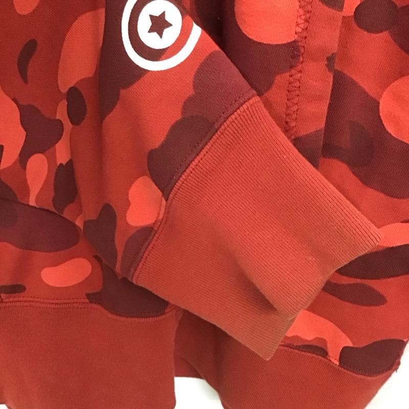 アベイシングエイプ A BATHING APE パーカー 長袖 長袖パーカー ジップアップパーカー スウェット L 総柄 マルチカラー / マルチカラー /  メンズ USED 古着 中古 10149106