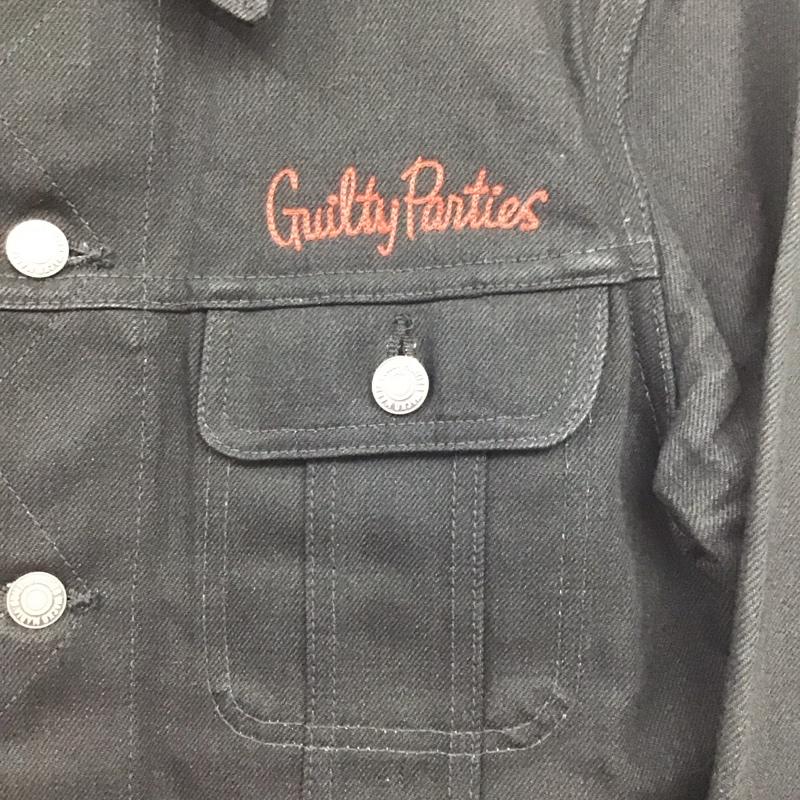 ワコマリア WACKO MARIA ジャケット、上着 ジャケット、ブレザー Guilty Parties デニムジャケット M ロゴ、文字 黒 / ブラック /  メンズ USED 古着 中古 10146339