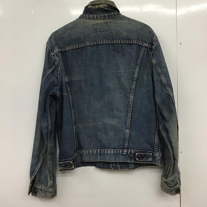 リーバイス Levi s ジャケット、上着 ジャケット、ブレザー デニムジャケット Gジャン アウター カジュアルジャケット ロゴ、文字 インディゴ / インディゴ /  メンズ USED 古着 中古 10150612