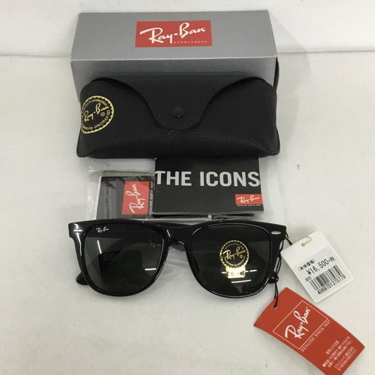 レイバン Ray-Ban めがね・サングラス サングラス RB2140-F WAYFARER カラーレンズ ロゴ、文字 黒 / ブラック /  メンズ USED 古着 中古 10129406
