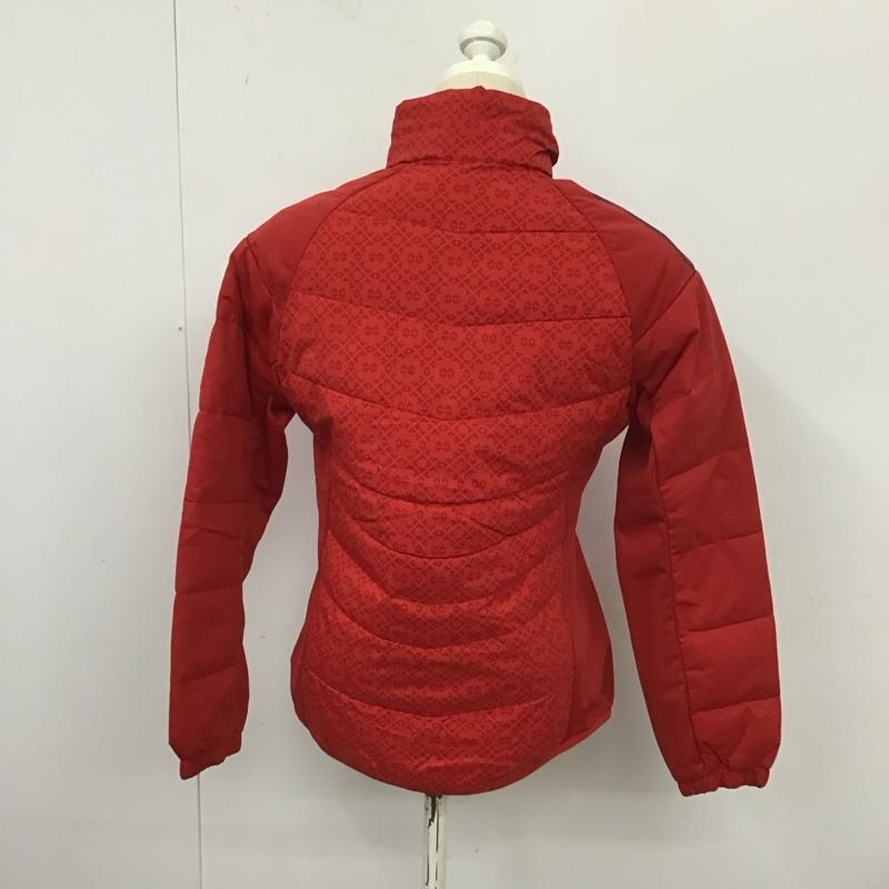 アディダス adidas ジャケット、上着 ジャンパー、ブルゾン M 無地 X 総柄 赤 / レッド /  レディース USED 古着 中古 10128360