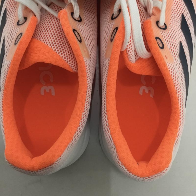 アディダス adidas スニーカー スニーカー F34064 adizero rc 23.5cm 箱有 ランニングシューズ 23.5cm ロゴ、文字 橙 / オレンジ / X 白 / ホワイト / X 黒 / ブラック /  レディース USED 古着 中古 10147902