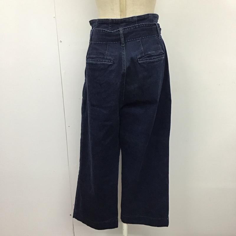 フリークスストア FREAK S STORE パンツ デニム、ジーンズ デニムパンツ ワイドパンツ ストレートパンツ カジュアルパンツ M 無地 インディゴ / インディゴ /  レディース USED 古着 中古 10117860