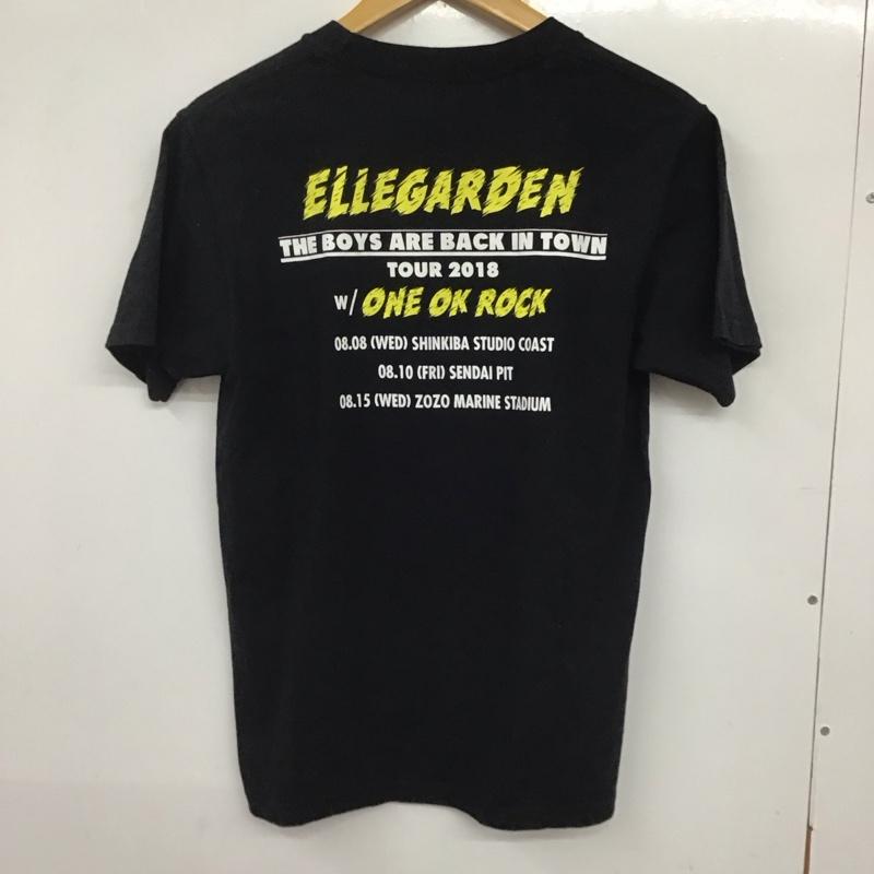 ギルダン GILDAN Tシャツ 半袖 半袖カットソー プリントTシャツ クルーネックカットソー S プリント 黒 / ブラック /  メンズ USED 古着 中古 10134599