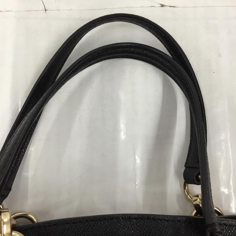コーチ COACH ハンドバッグ ハンドバッグ F57847 ミネッタクロスボディ ロゴ、文字 黒 / ブラック / X 金 / ゴールド /  レディース USED 古着 中古 10105770