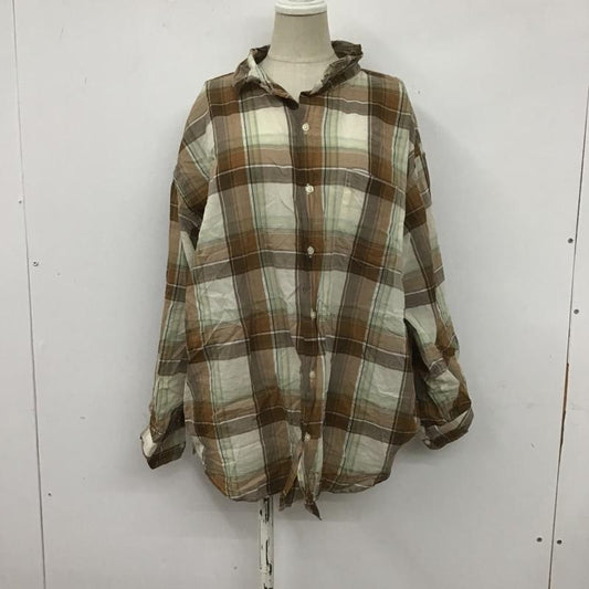 ニコアンド niko and... シャツ、ブラウス 長袖 長袖 3 チェック マルチカラー / マルチカラー /  レディース USED 古着 中古 10106860