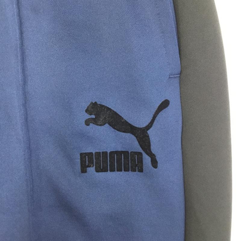 プーマ PUMA パンツ ワークパンツ、ペインターパンツ puma トラックパンツ　622913-14 XXL ロゴ、文字 黒 / ブラック / X 紺 / ネイビー /  メンズ USED 古着 中古 10129649
