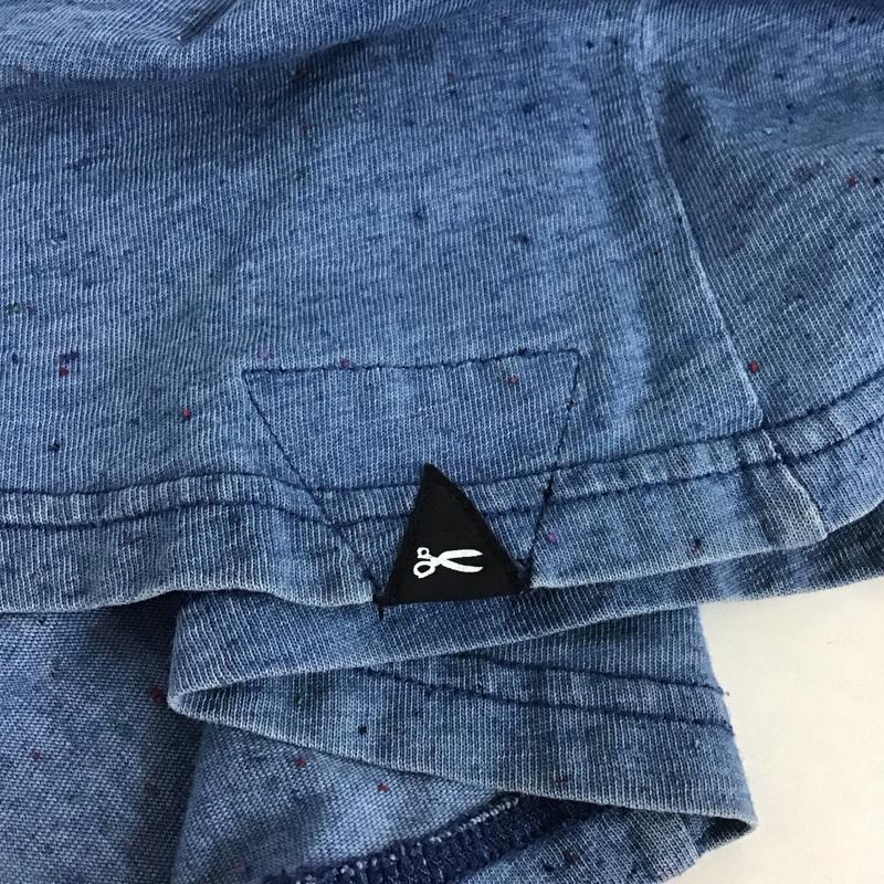 デンハム DENHAM Tシャツ 半袖 半袖Tシャツ プリントTシャツ クルーネックカットソー S 無地 青 / ブルー /  メンズ USED 古着 中古 10133232