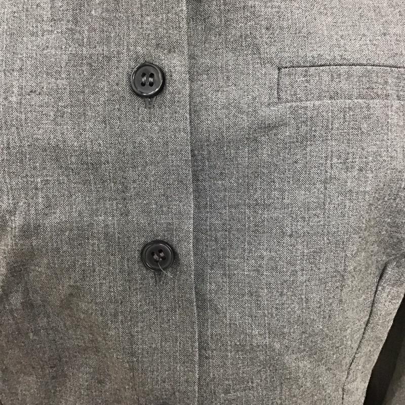 ザラ ZARA シャツ、ブラウス 長袖 4688 803 802 ショート丈 ネクタイ XS 無地 灰 / グレー /  レディース USED 古着 中古 10114782