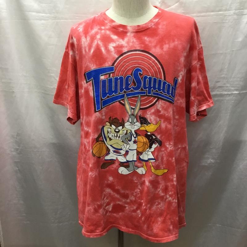 古着 USED Tシャツ 半袖 半袖カットソー プリントTシャツ クルーネックカットソー XL プリント 赤 / レッド /  メンズ USED 古着 中古 10122898