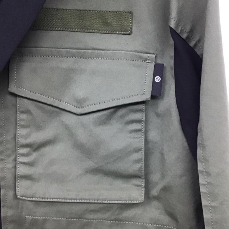 ジーユー GU ジャケット、上着 ジャケット、ブレザー 211-333416 アンダーカバー ジップアップジャケット S 無地 カーキ / カーキ /  メンズ USED 古着 中古 10130085