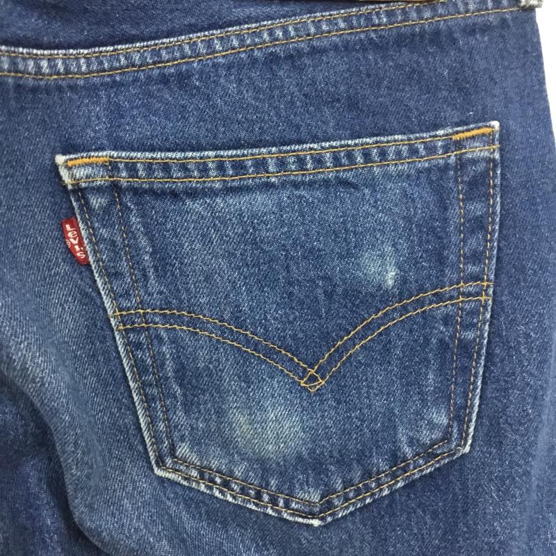 リーバイストラウスアンドコー Levi Strauss & co. パンツ デニム、ジーンズ デニムパンツ ストレートパンツ ワイドパンツ カジュアルパンツ 33インチ 無地 インディゴ / インディゴ /  メンズ USED 古着 中古 10115640