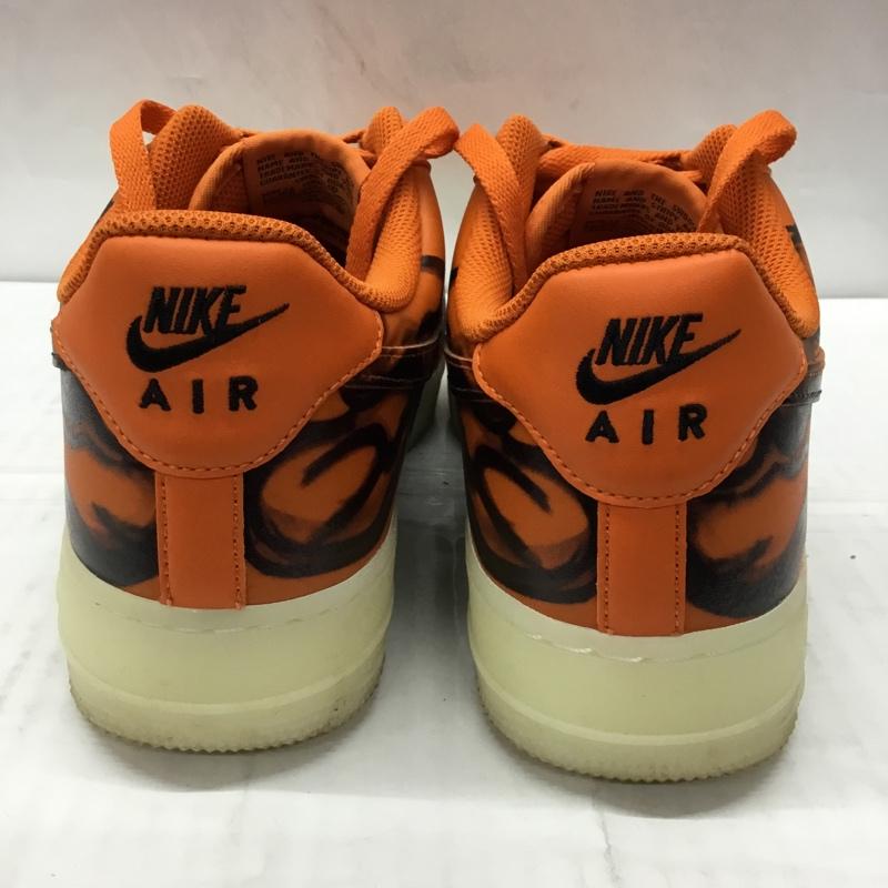ナイキ NIKE スニーカー スニーカー CU8067-800 AIR FORCE 1 07 SKELETON QS 26.5cm 箱有 26.5cm ロゴ、文字 橙 / オレンジ / X 黒 / ブラック /  メンズ USED 古着 中古 10107845