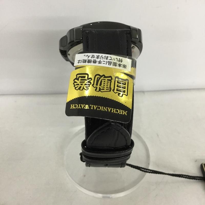 ベントレー BENTLEY 腕時計 アナログ（自動巻き） BT-AM077-BKB レザーバンド ロゴ、文字 黒 / ブラック /  メンズ USED 古着 中古 10134890