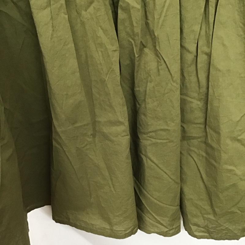 サマンサモスモス Samansa Mos2 チュニック 半袖 FREE 無地 カーキ / カーキ /  レディース USED 古着 中古 10144019