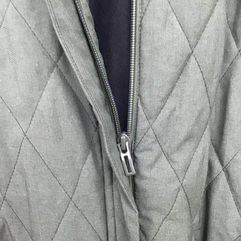 アディダス adidas ジャケット、上着 ジャンパー、ブルゾン ds9225 キルティングコート アウター M ロゴ、文字 カーキ / カーキ /  レディース USED 古着 中古 10146666