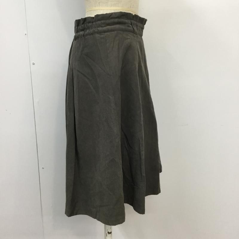 エマジェームス EMMAJAMES スカート ミニスカート 無地 チャコールグレー / チャコールグレー /  レディース USED 古着 中古 10043351