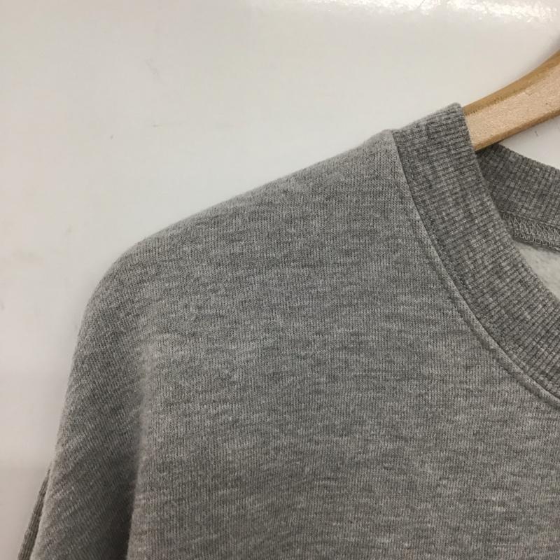 イグザンプル EXAMPLE トレーナー 長袖 長袖トレーナー スウェット クルーネック プルオーバー XXL プリント 灰 / グレー /  メンズ USED 古着 中古 10148089
