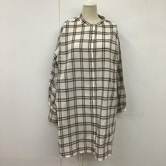 スタディオクリップ studio CLIP シャツ、ブラウス 七分袖 チェックシャツ L チェック マルチカラー / マルチカラー /  レディース USED 古着 中古 10106152