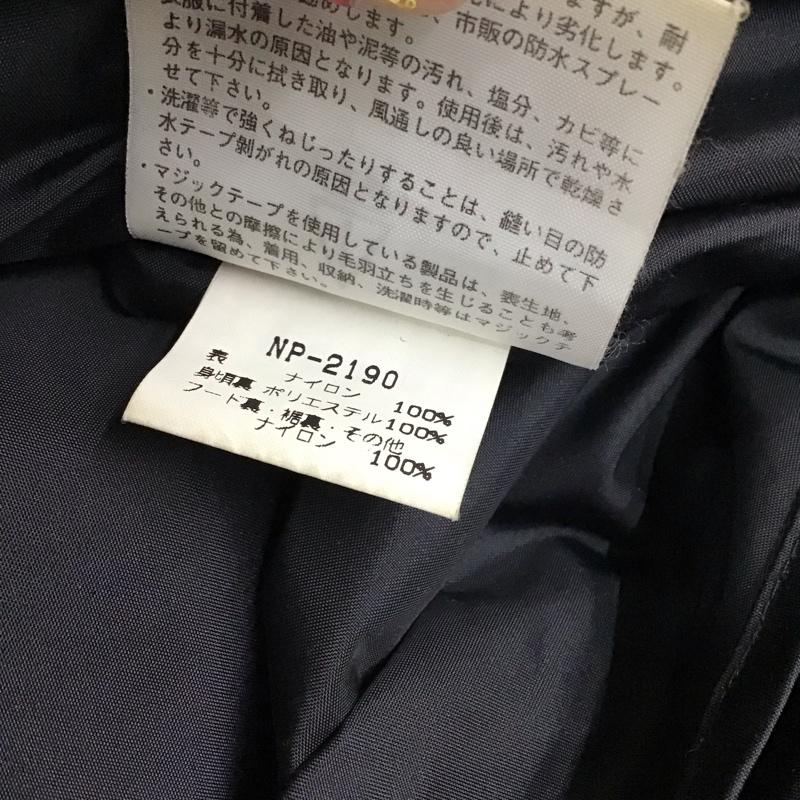 ザノースフェイス THE NORTH FACE ジャケット、上着 ジャンパー、ブルゾン np-2190 マウンテンパーカ ジップアップジャケット 長袖パーカー ナイロンジャケット L ロゴ、文字 黒 / ブラック /  メンズ USED 古着 中古 10117637