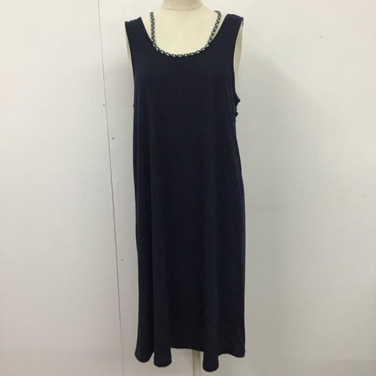 チチカカ TITICACA ワンピース ロングスカート ノースリーブ FREE 無地 紺 / ネイビー /  レディース USED 古着 中古 10115476