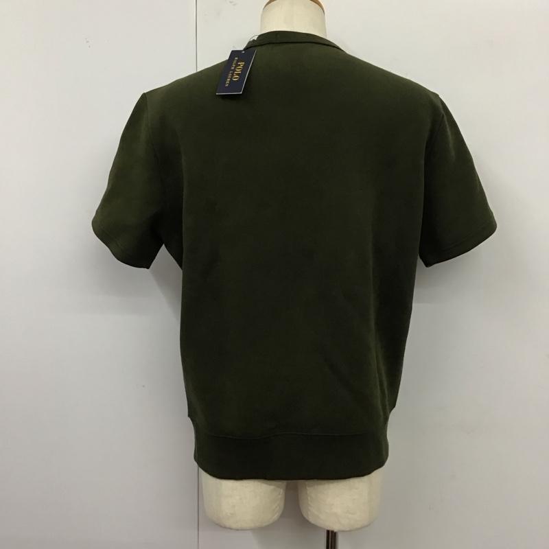ポロラルフローレン POLO RALPH LAUREN カットソー 半袖 半袖カットソー プリントTシャツ クルーネックカットソー M ロゴ、文字 カーキ / カーキ /  メンズ USED 古着 中古 10120382