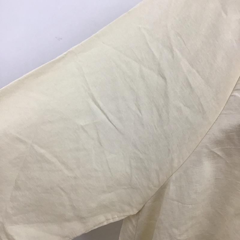 ザラ ZARA ワンピース ロングスカート 3067 107 721 長袖 フリル XS 無地 アイボリー / アイボリー /  レディース USED 古着 中古 10113070