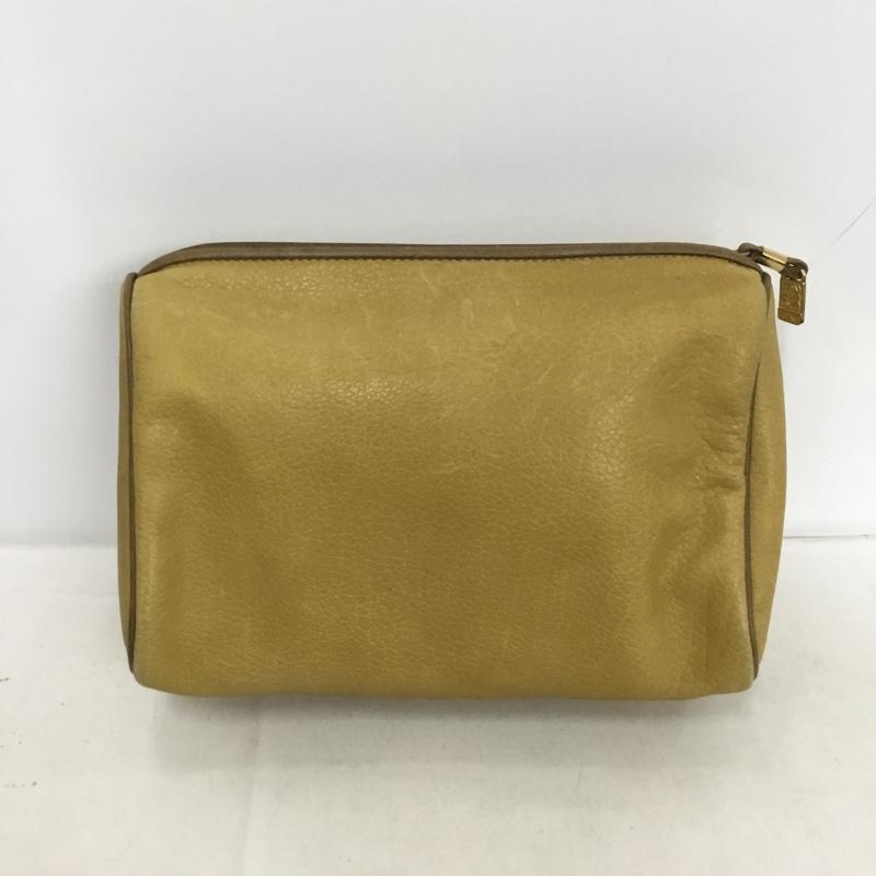 ロエベ LOEWE ポーチ ポーチ old ワンポイント ベージュ / ベージュ /  レディース USED 古着 中古 10137335