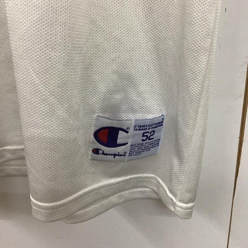 チャンピオン Champion タンクトップ タンクトップ タンクトップ ノースリーブカットソー クルーネック ユニフォーム XXL ロゴ、文字 白 / ホワイト /  メンズ USED 古着 中古 10144190