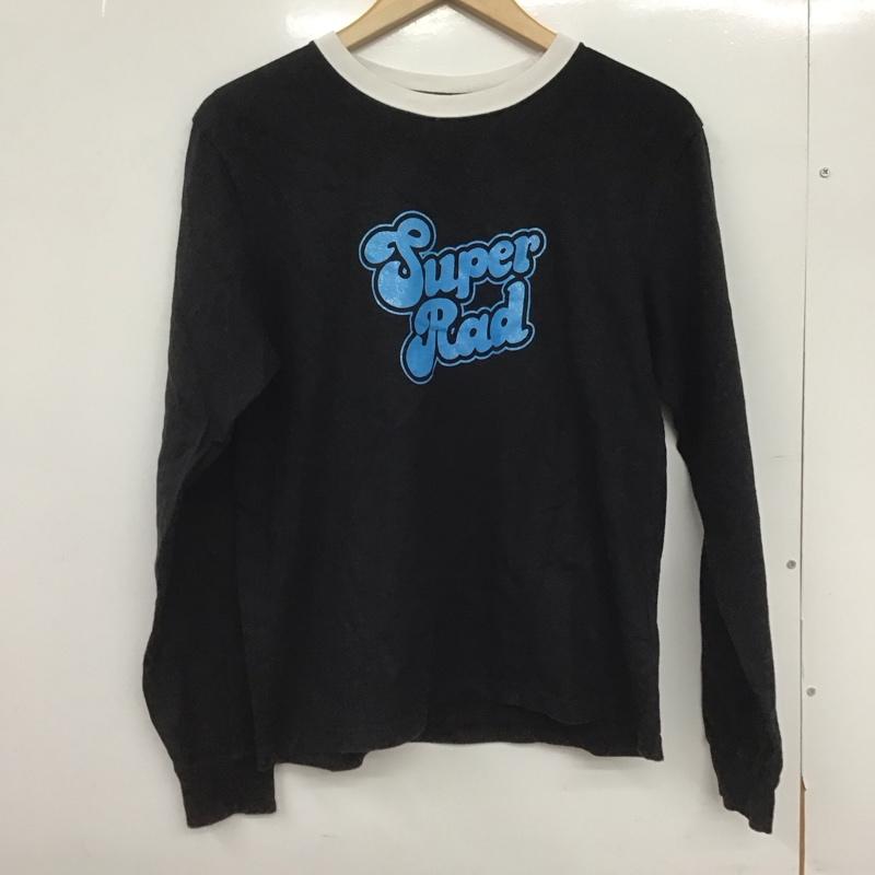 エックスガール X-girl Tシャツ 長袖 05193126 SUPER RAD L/S SHORT TEE 1 プリント X ロゴ、文字 黒 / ブラック /  レディース USED 古着 中古 10147762
