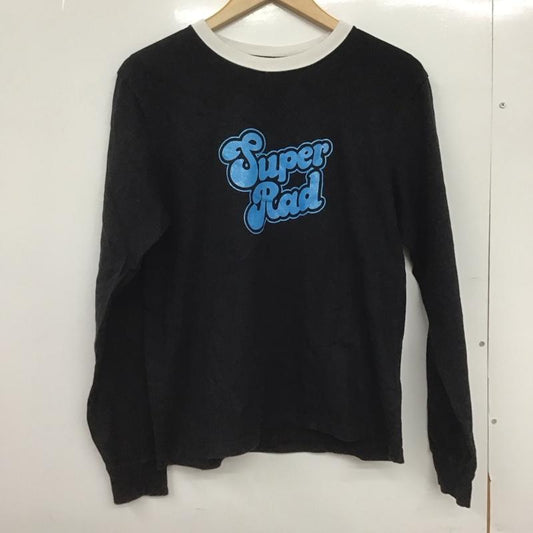 エックスガール X-girl Tシャツ 長袖 05193126 SUPER RAD L/S SHORT TEE 1 プリント X ロゴ、文字 黒 / ブラック /  レディース USED 古着 中古 10147762