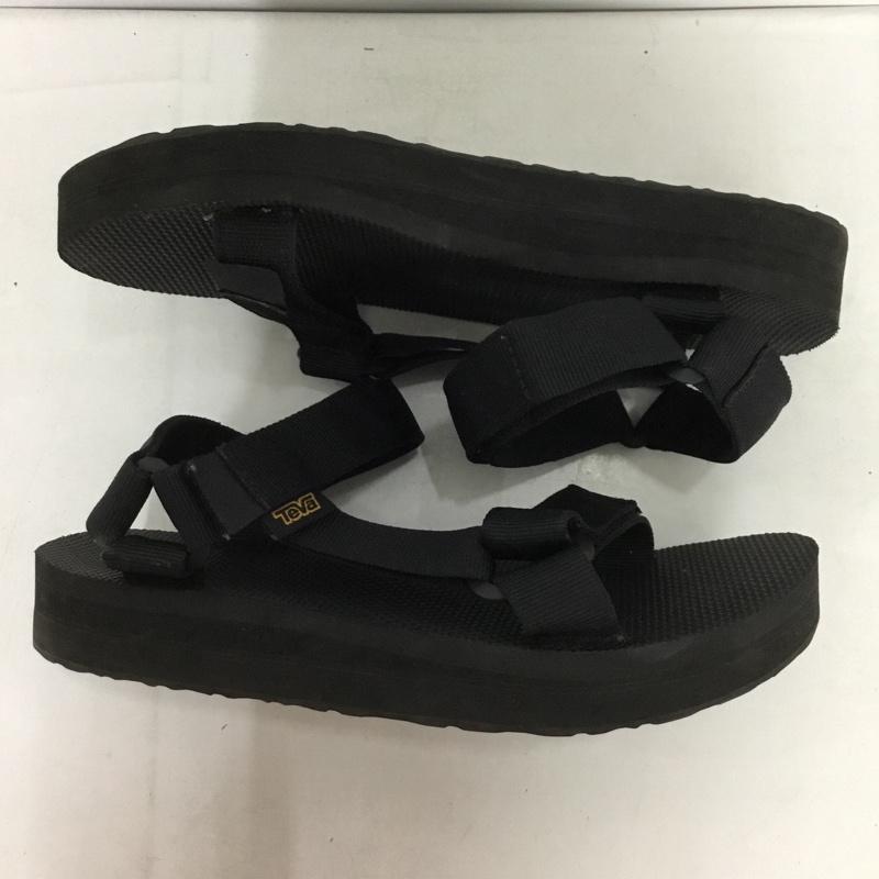 テバ Teva サンダル サンダル 1117150 MID UNIVERSAL 厚底サンダル 25cm 25.0cm ロゴ、文字 黒 / ブラック /  メンズ USED 古着 中古 10136305