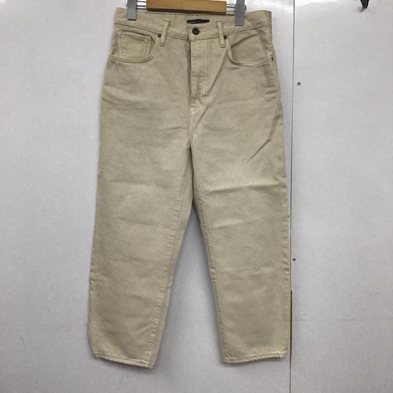 リーバイスメイドアンドクラフテッド Levi s Made & Crafted パンツ デニム、ジーンズ デニムパンツ ワイドパンツ カジュアルパンツ 27インチ 無地 白 / ホワイト /  メンズ USED 古着 中古 10143196