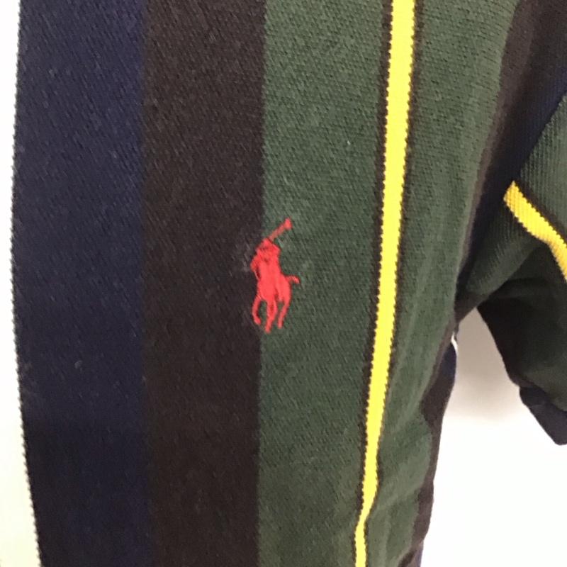 ポロバイラルフローレン Polo by RALPH LAUREN ポロシャツ 半袖 半袖ポロシャツ カラーシャツカットソー 半袖カットソー S ストライプ マルチカラー / マルチカラー /  メンズ USED 古着 中古 10111155