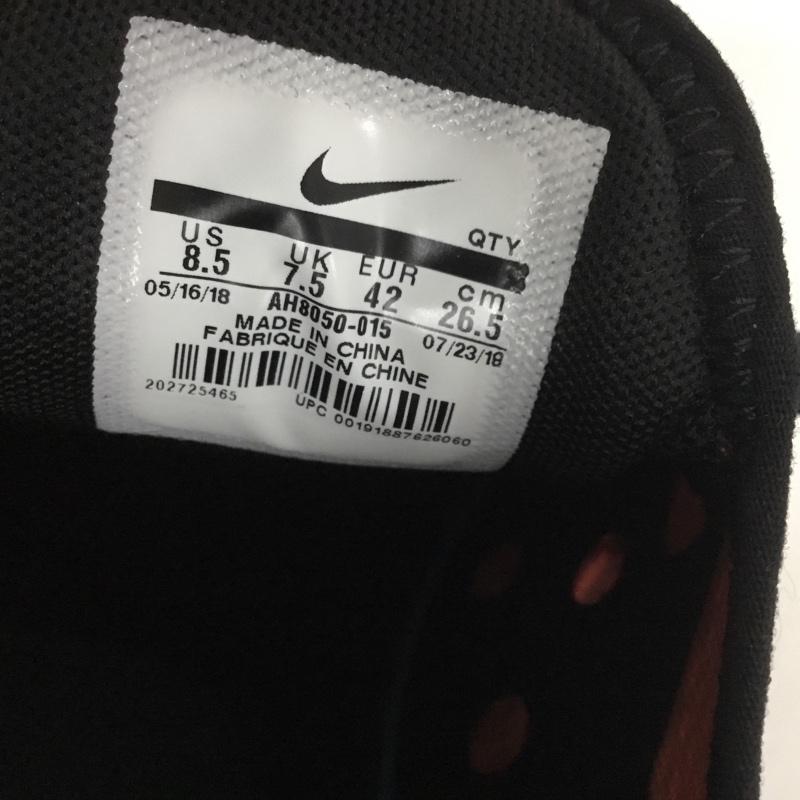 ナイキ NIKE スニーカー スニーカー AH8050-015 AIR MAX 270 26.5cm 26.5cm ロゴ、文字 黒 / ブラック / X 灰 / グレー / X 橙 / オレンジ /  メンズ USED 古着 中古 10143018