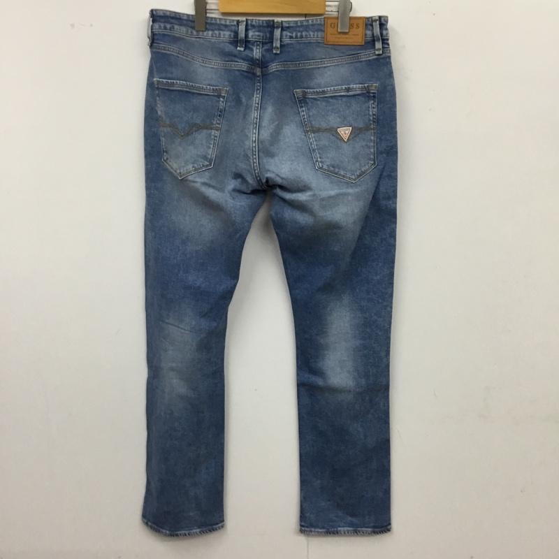 ゲス Guess パンツ デニム、ジーンズ デニムパンツ スリムパンツ ストレッチパンツ ジーンズ 34 無地 インディゴ / インディゴ /  メンズ USED 古着 中古 10115011