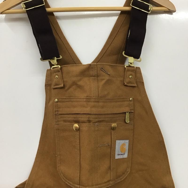 カーハート Carhartt サロペット・オーバーオール サロペット、オーバーオール オーバーオール つなぎ オールインワン ロゴ、文字 ベージュ / ベージュ /  メンズ USED 古着 中古 10137613