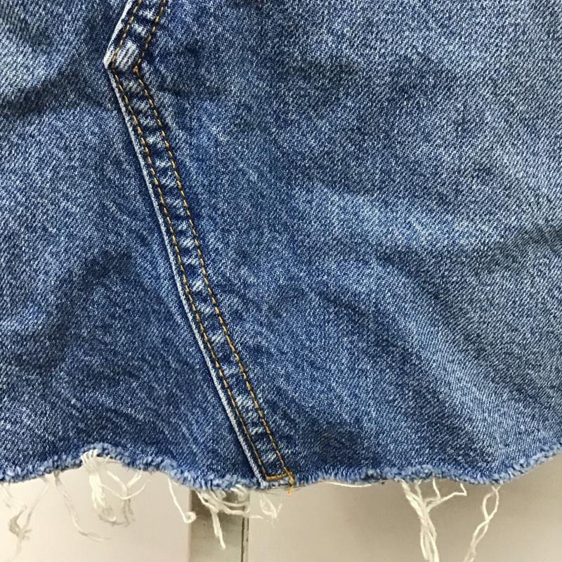 ザラ ZARA スカート ミニスカート デニムスカート ミニスカート カジュアルスカート S 無地 インディゴ / インディゴ /  レディース USED 古着 中古 10117949