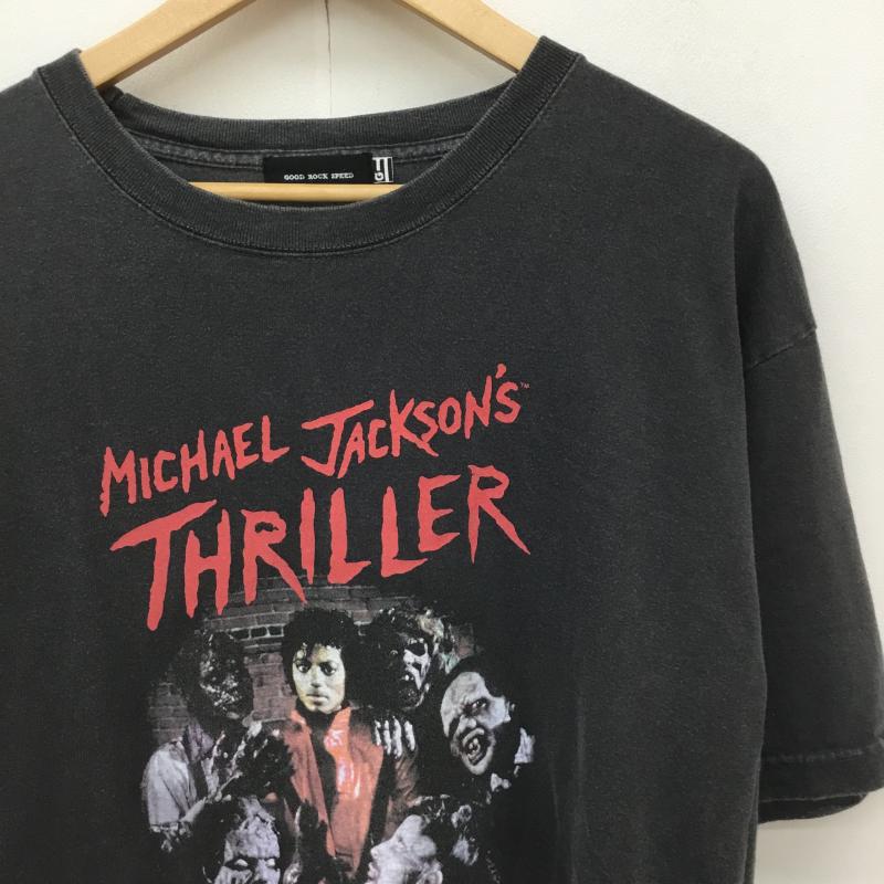 グッドロックスピード GOOD ROCK SPEED Tシャツ 半袖 マイケルジャクソン　スリラー L プリント 黒 / ブラック /  メンズ USED 古着 中古 10150140