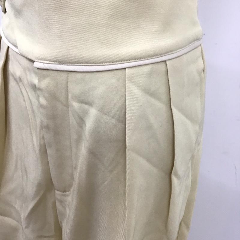 古着 USED ボトムス ボトムス OL24AEA82 ウエストマークデザインパンツ Olu. 1 無地 黄 / イエロー /  レディース USED 古着 中古 10122578