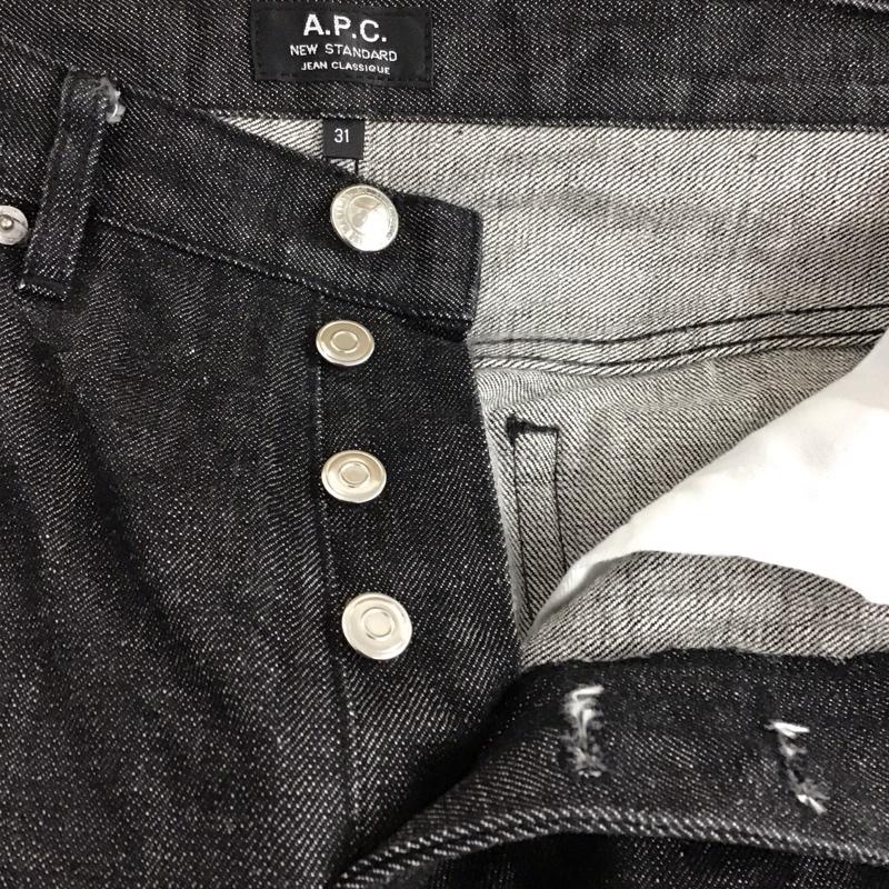 アーペーセー A.P.C. パンツ デニム、ジーンズ デニムパンツ スリムパンツ カジュアルパンツ 31インチ 無地 ダークグレー / ダークグレー /  メンズ USED 古着 中古 10150359