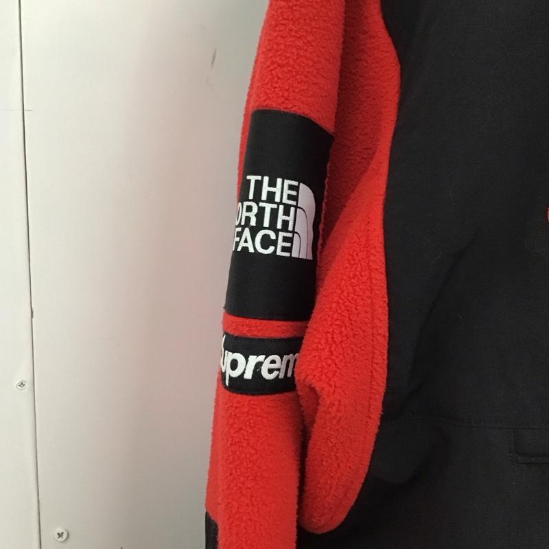 シュプリーム Supreme ジャケット、上着 ジャンパー、ブルゾン na11903i THENORTHFACE×Supreme 19SS RCLOGODENALIFLEECEJACKET フリースジャケット XL ロゴ、文字 黒 / ブラック / X 赤 / レッド /  メンズ USED 古着 中古 10110214