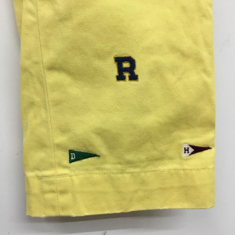 ラグビー RUGBY パンツ チノパン チノパン カジュアルパンツ ワイドパンツ ストレートパンツ 28インチ ロゴ、文字 黄 / イエロー /  メンズ USED 古着 中古 10120947