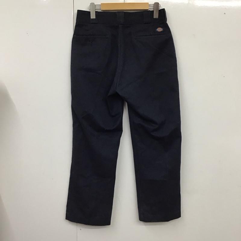 ディッキーズ Dickies パンツ ワークパンツ、ペインターパンツ ワークパンツ ワイドパンツ カジュアルパンツ 30インチ 無地 紺 / ネイビー /  メンズ USED 古着 中古 10120135