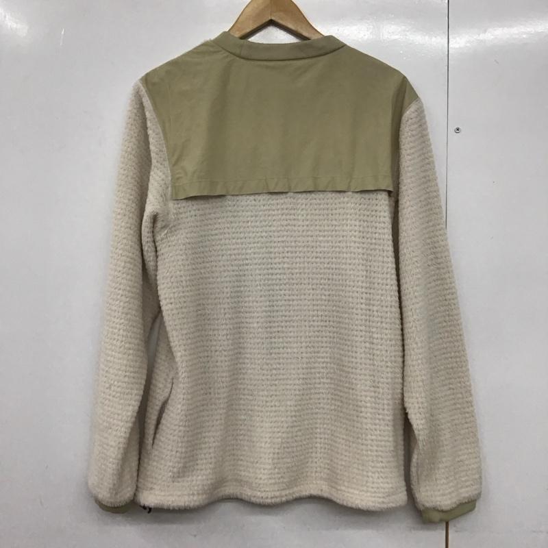 マウンテン ハード ウェアー MOUNTAIN HARDWEAR カットソー 長袖 長袖フリースカットソー プルオーバー M ロゴ、文字 白 / ホワイト /  メンズ USED 古着 中古 10143124