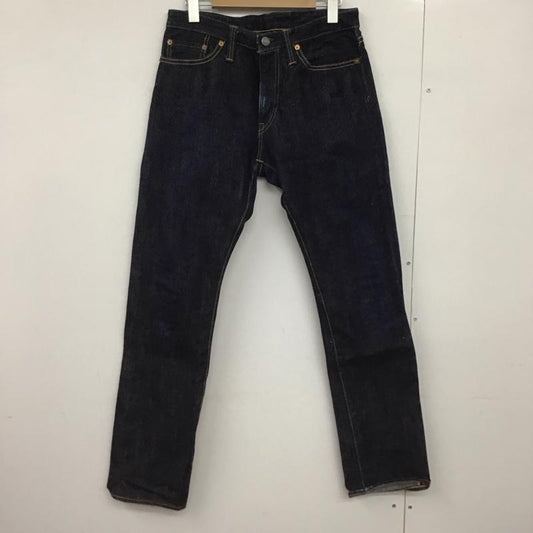 フラットヘッド FLATHEAD パンツ デニム、ジーンズ R.J.B デニムパンツ スリムパンツ 29インチ ロゴ、文字 インディゴ / インディゴ /  メンズ USED 古着 中古 10147512